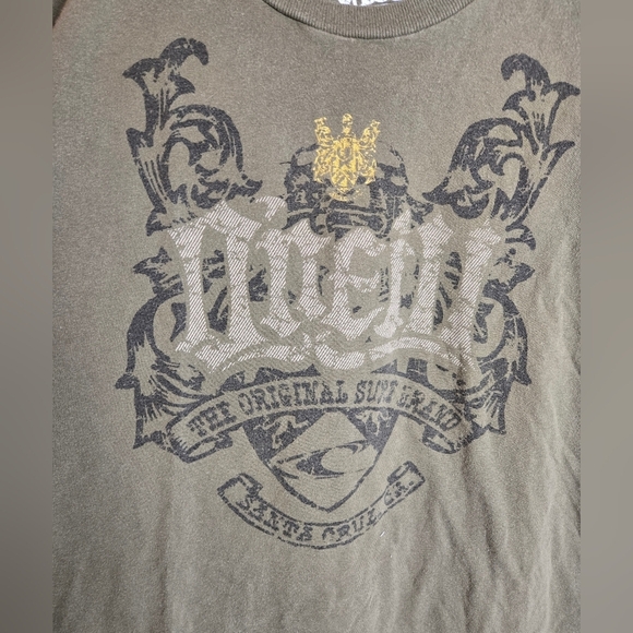 Vintage O’Neill Olive Green Graphic Surf T-Shirt Men’s Size Med - Picture 2 of 5